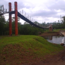 El puente colgante del Valle Edén