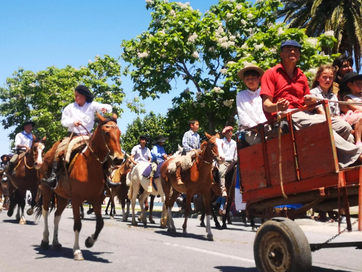 Desfile de aparcerías en San José de Mayo
