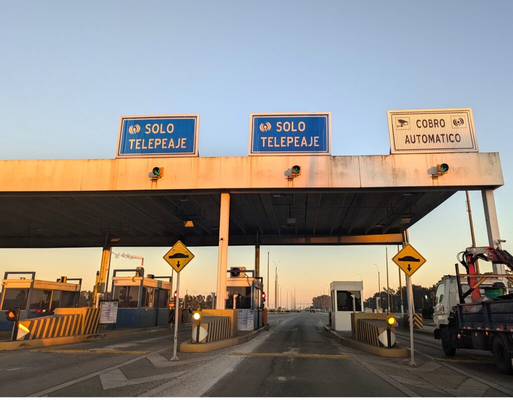 Peaje en ruta de Uruguay